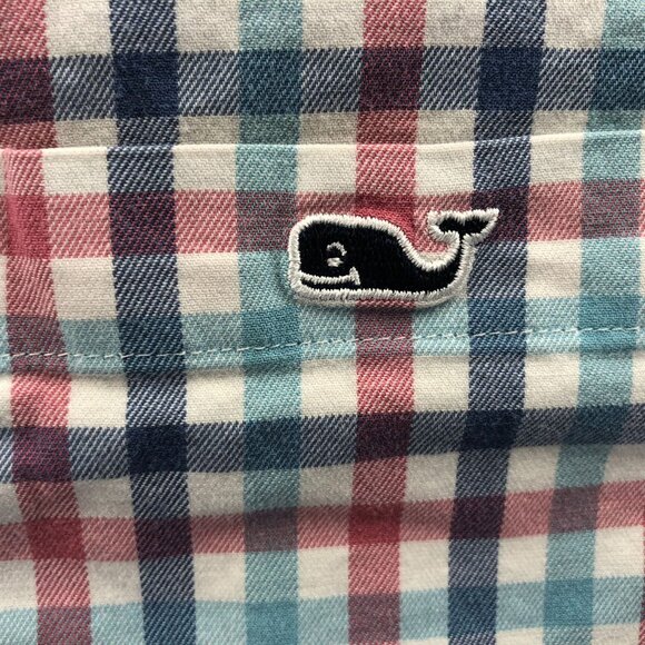 Vineyard Vines By Shep & Ian Mens Tucker Shirt Large Plaid Classic Button Down - Picture 7 of 16